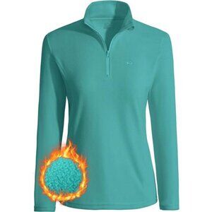 Pioneer Camp Women's Polar Fleece Quarter Zip Pullover Long Sleeve Lightweight